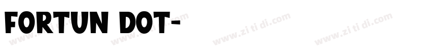 FORTUN DOT字体转换